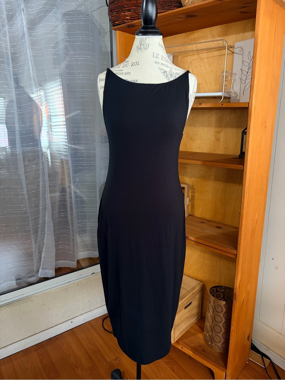 J.crew FormKnit Spaghetti Strap 90s Midi Dress Size M Double Layered NWT - Picture 3 of 12
